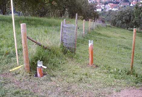 Schienenpfosten